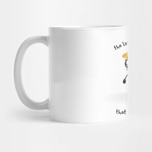 the slice of pizza that nobody wants crying illustration Mug